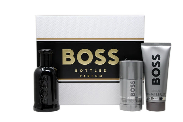 Set Boss Bottled 3pc For Man Parfum 3.3oz Spray