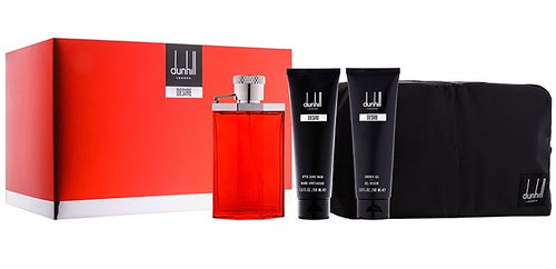 Set Dunhill Desire Red 4pc Edt 3.4oz Spray