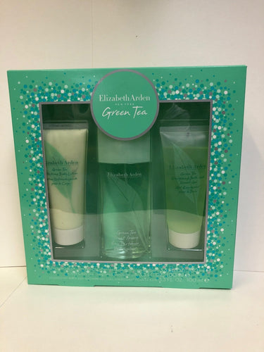 Set Green Tea 3pc Edp 3.3oz Spray
