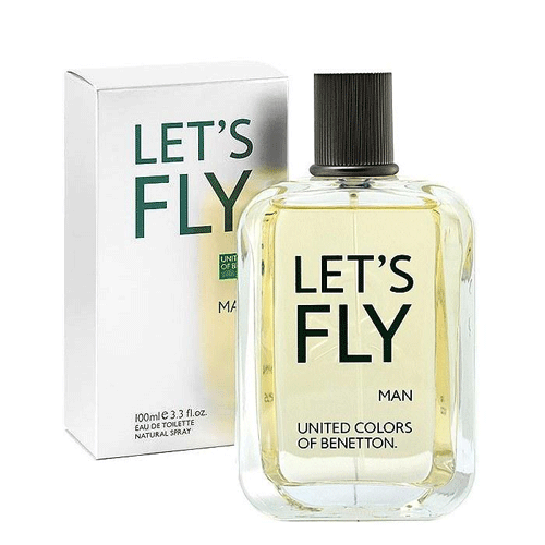 Benetton Let'S Fly For Man Edt 3.4oz Spray