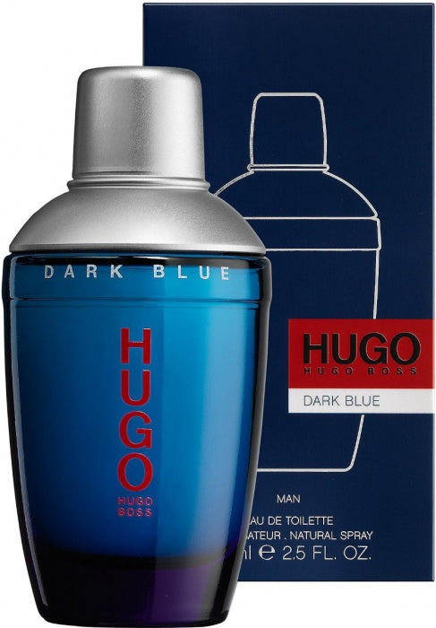 Hugo Dark Blue Edt 2.5oz Spray For Men