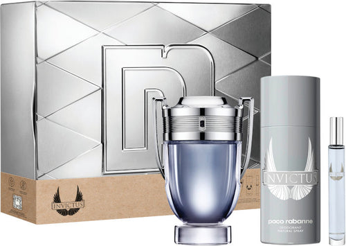 Set Invictus 3pc. Edt 3.4oz Spray