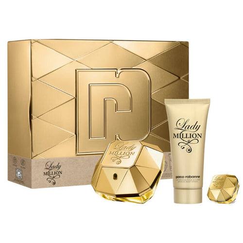 Set Lady Million 3pc. Edp 2.7oz Spray