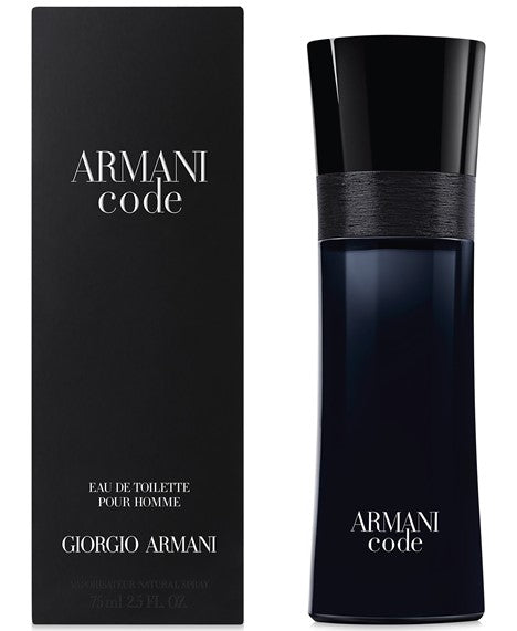 Armani Code For Men Edt 2.5oz