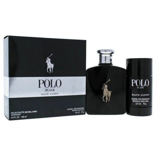 Set Polo Black 2pc Edt 4.2oz Spray