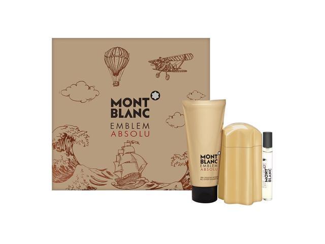 Set Mont Blanc Emblem Absolu 3pc Edt 3.3oz Spray