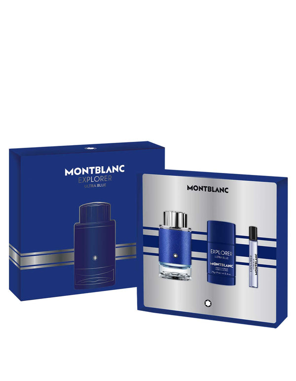 Set Explorer Ultra Blue For Men 3pc. Edp 3.3oz Spray