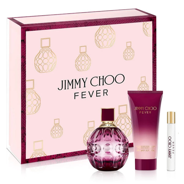 Set Jimmy Choo Fever 3pc. Edp 3.3oz Spray
