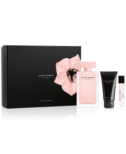 Set Narciso Rodriguez For Her 3pc. Edp 3.3oz Spray