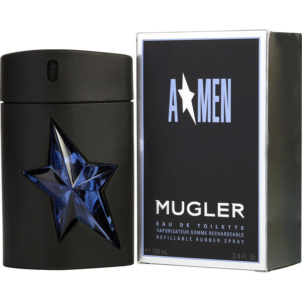 Angel Men Edt 3.4oz Spray Rubber Refillable