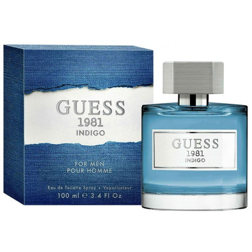 Guess 1981 Indigo For Men Edt 3.4oz Spray