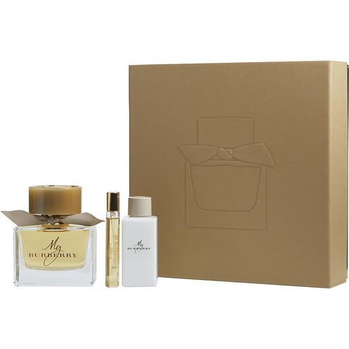 Set My Burberry 3pc Edp 3.0oz+Body Lotion 2.5oz+edp 0.25oz