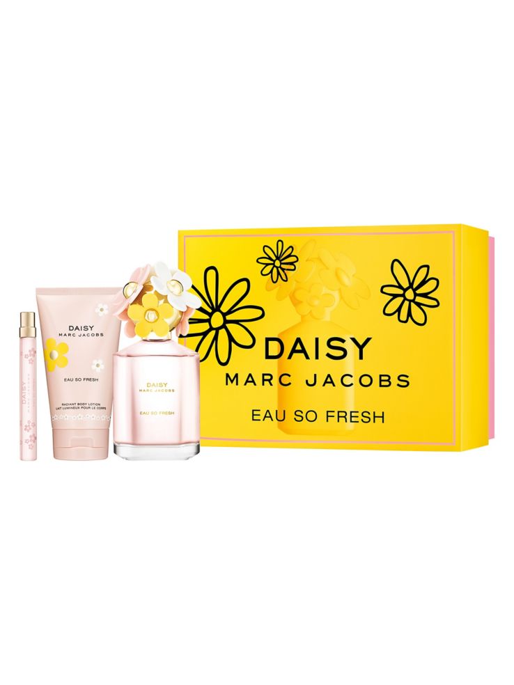 Set Daisy Eau So Fresh 3pc Edt 4.2oz Spray