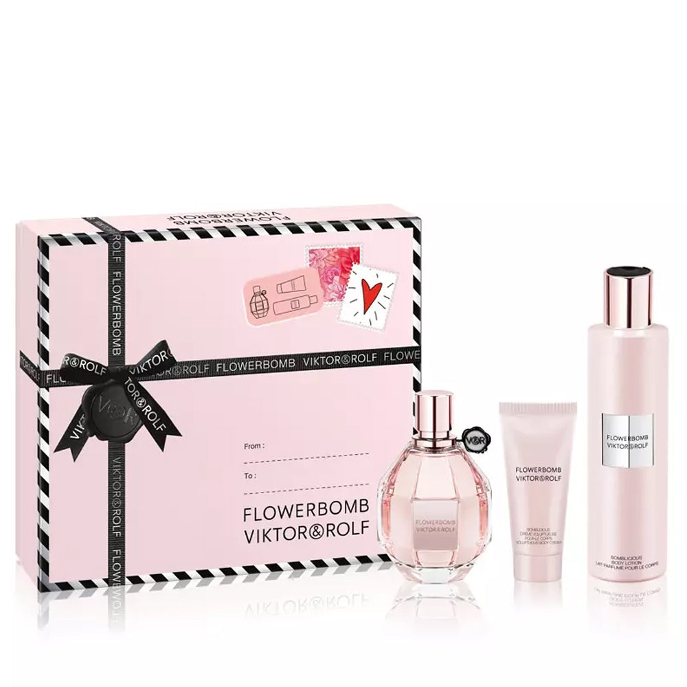 Set Flowerbomb 3pc. Edp 3.4oz Spray