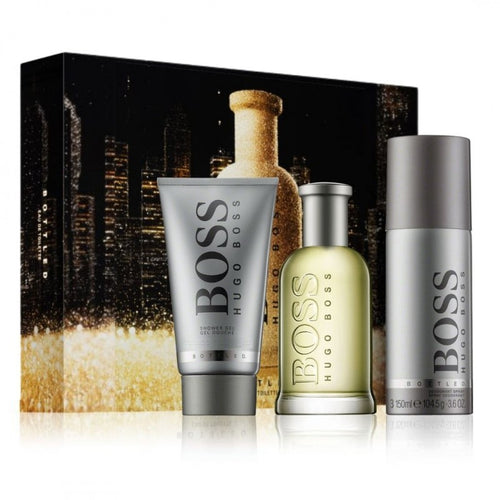 Set Boss Bottled 3pc. Edt 3.3oz Spray