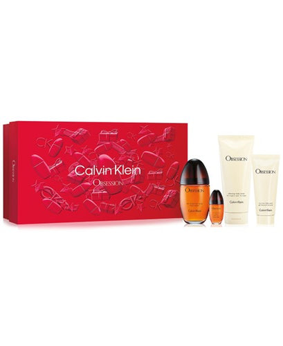Set Obsession For Women 4pc. Edp 3.3oz Spray