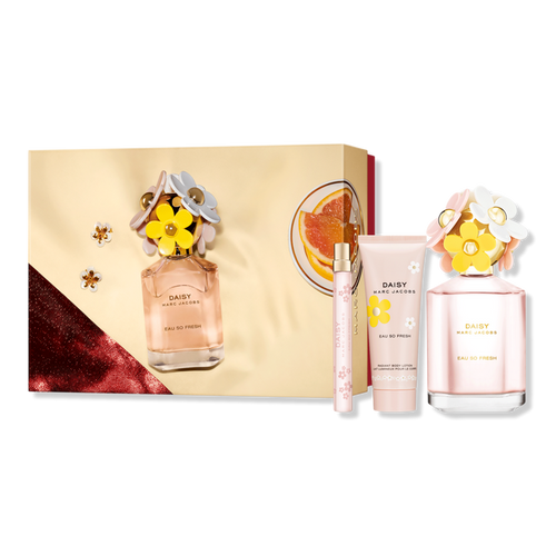 Set Daisy Eau So Fresh 3pc. Edt 4.2oz Spray