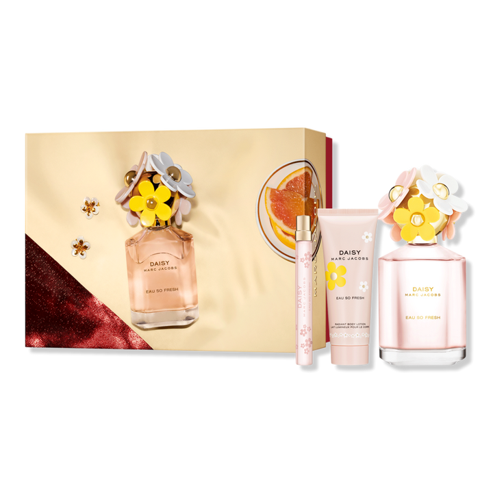 Set Daisy Eau So Fresh 3pc. Edt 4.2oz Spray