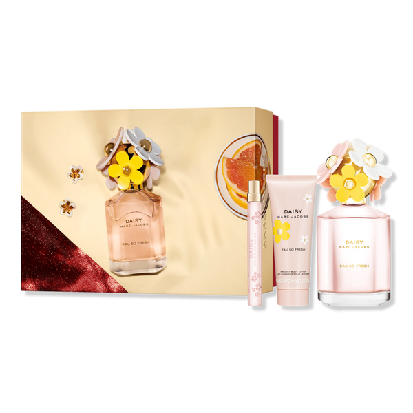 Set Daisy Eau So Fresh 3pc. Edt 4.2oz Spray