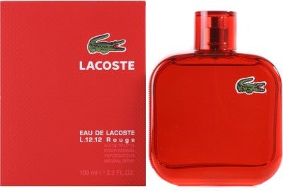 Lacoste Eau De Rouge Men Edt 3.4oz Spray