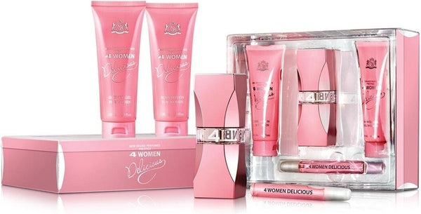 Set 4 Women Delicious 4pc. Edp 3.3oz Spray