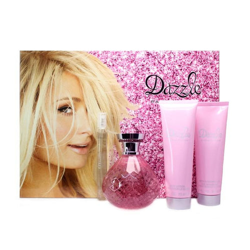 Set Dazzle Paris Hilton 4pc Edp 4.2oz Spray