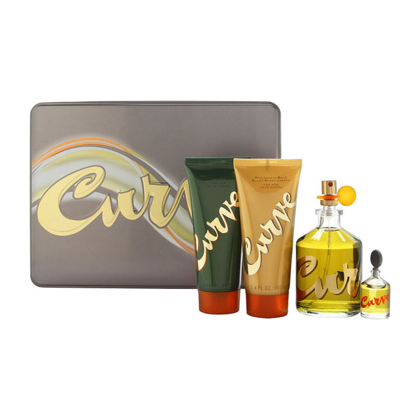 Set Curve For Men 4pc Cologne 4.2oz Spray