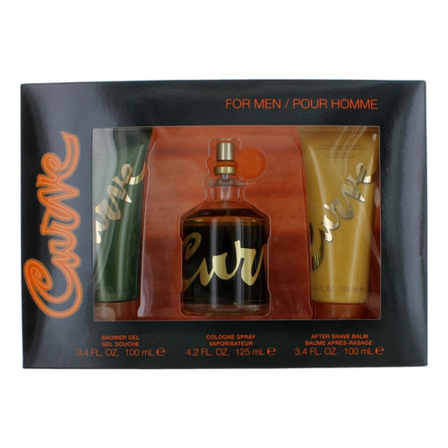 Set Curve For Men 3pc. Cologne 4.2oz Spray