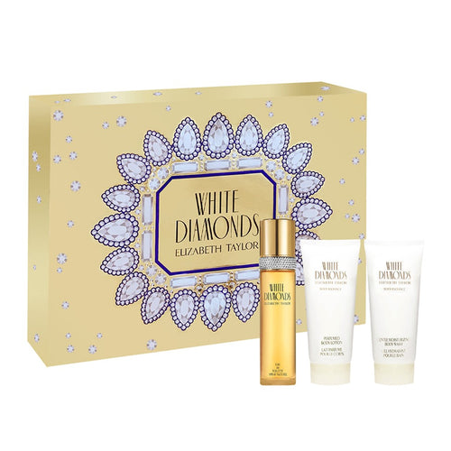Set White Diamonds 3pc. Edt 3.3oz Spray