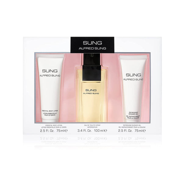 Set Sung For Women 3pc. Edt 3.3oz Spray