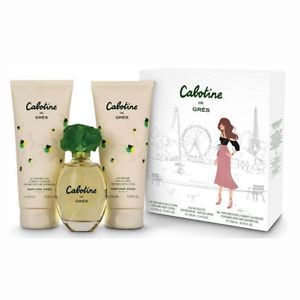 Set Cabotine 3pc Edt 3.4oz Spray