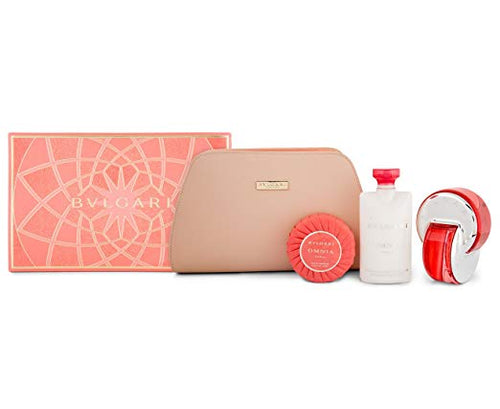 Set Bvlgari Omnia Coral 4 Pc 2.2 oz Edt Spray