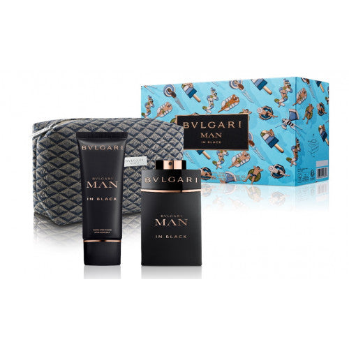 Set Bvlgari Man In Black 3pc. Edp 3.4oz Spray