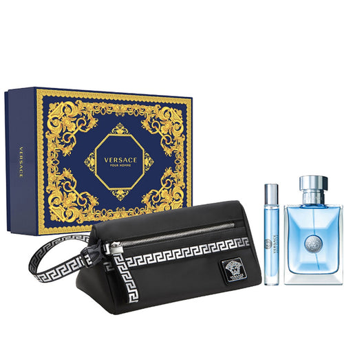 Set Versace Pour Homme 3pc. Edt 3.4oz Spray