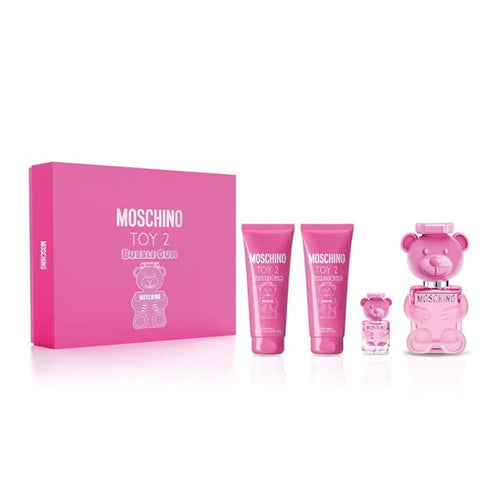Set Moschino Toy 2 Bubble Gum 4pc. Edp 3.4oz Spray