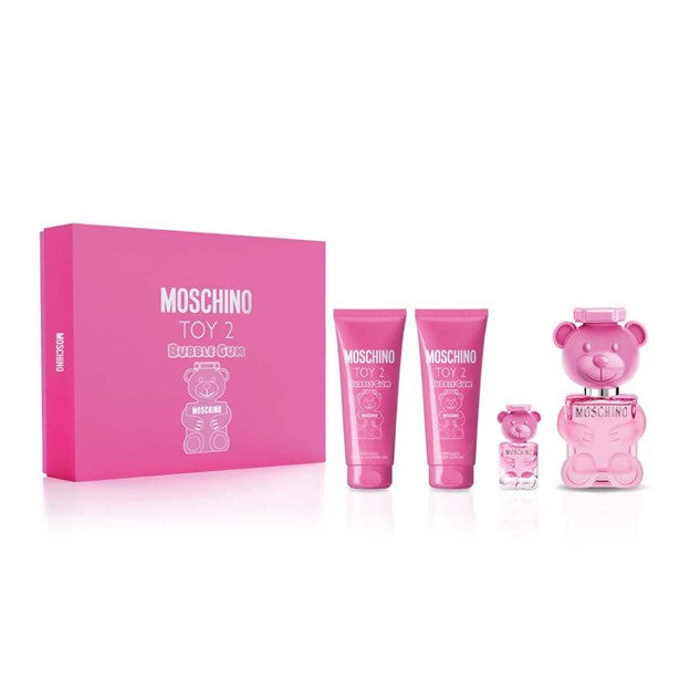 Set Moschino Toy 2 Bubble Gum 4pc. Edp 3.4oz Spray