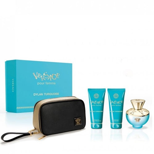 Set Dylan Turquoise 4pc. Edt 3.4oz Spray
