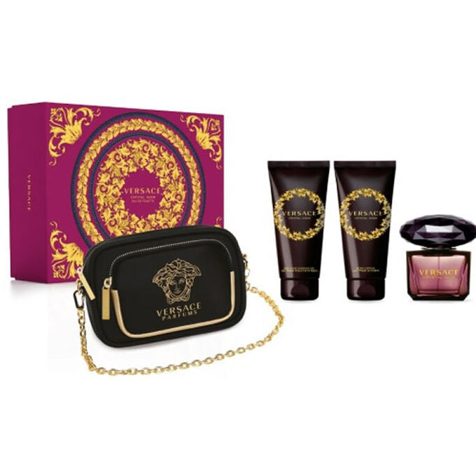 Set Crystal Noir 4pc. Edt 3.0oz Spray