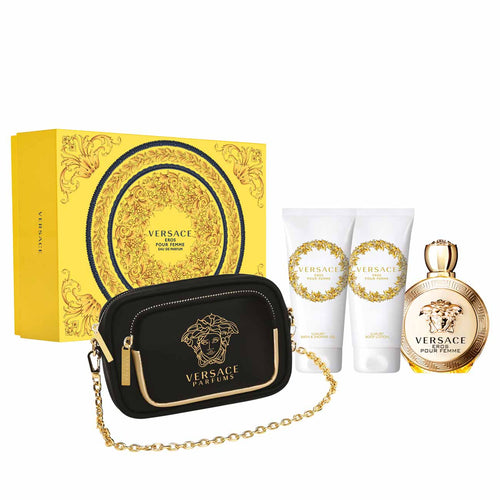 Set Versace Eros Femme 4pc. Edp 3.4oz Spray