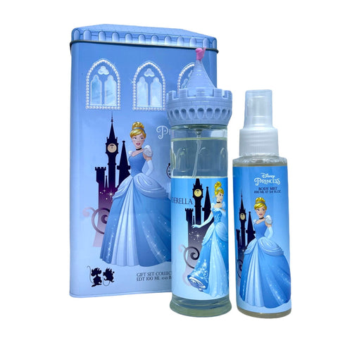 Kids Cinderella Castle Set Edt 3.4oz Spray