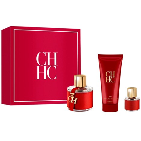 Set CH For Women 3pc. Edt 3.4oz Spray