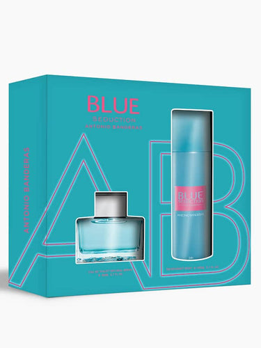 Set Blue Seduction For Women 2pc. Edt 2.7oz Spray