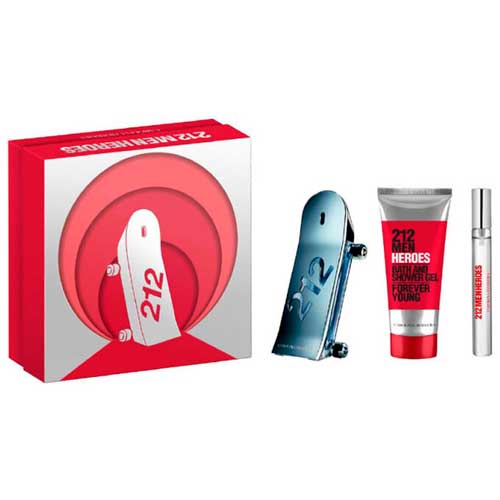 Set 212 Heroes For Men 3pc. Edt 3.0oz Spray