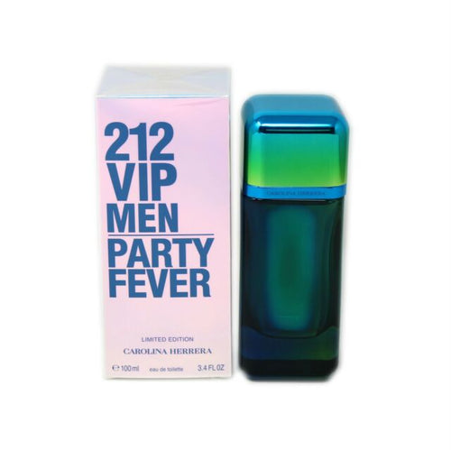 212 Vip Men Party Fever Limited Edition Edt 3.4oz Spray