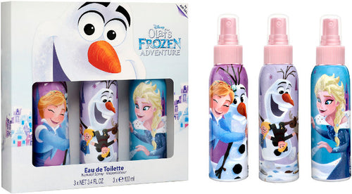 Kids Frozen Set 3pc Edt 3 x 3.4oz Spray