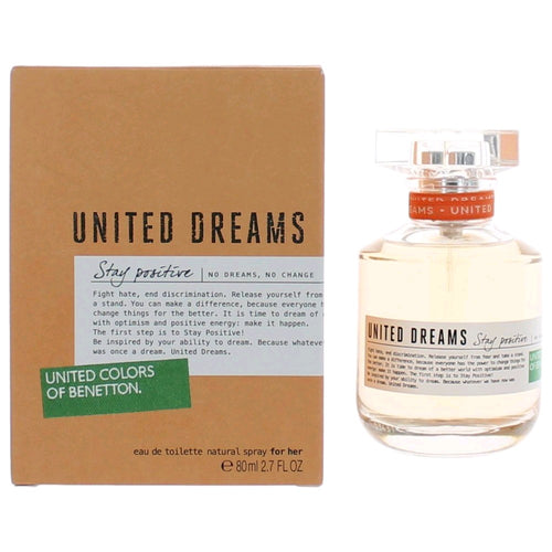 United Dreams Stay Positive Edt 2.7 oz Spray