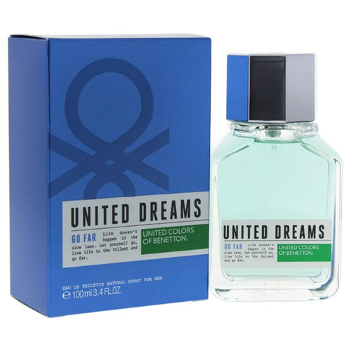 United Dreams Go Far For Men Edt 3.4 oz Spray