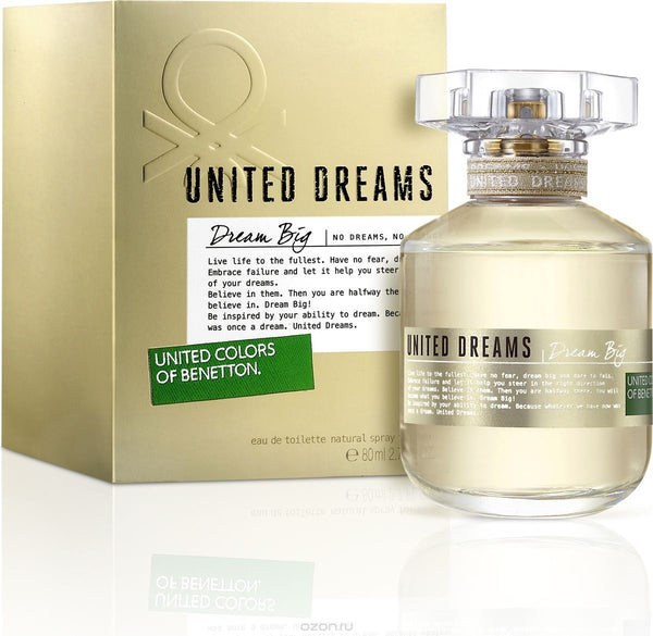 United Dreams Dream Big Woman Edt 2.7oz Spray
