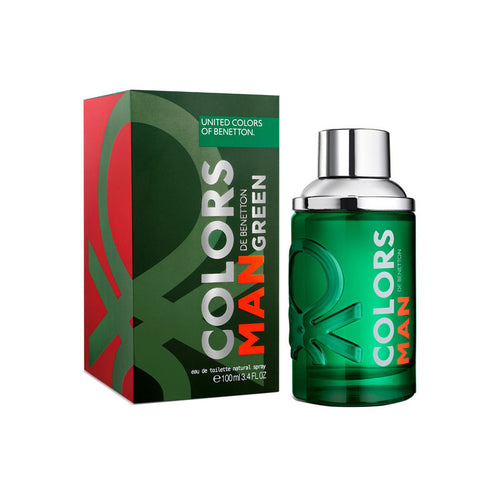 Colors Man Green Edt 3.4 oz Spray