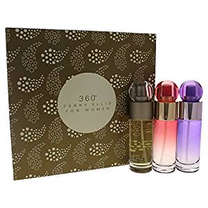 Set Perry Ellis 360 For Women 3 X 1oz Spray